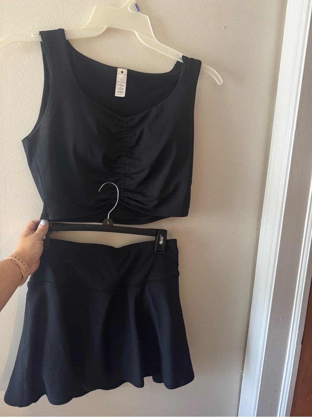 Black Women’s Skort and tank set - Picture 1 of 5